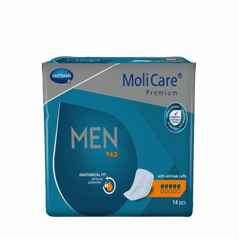 Чоловічі прокладки, V-подібні з манжетами MoliCare® Premium MEN PAD 5 крапель